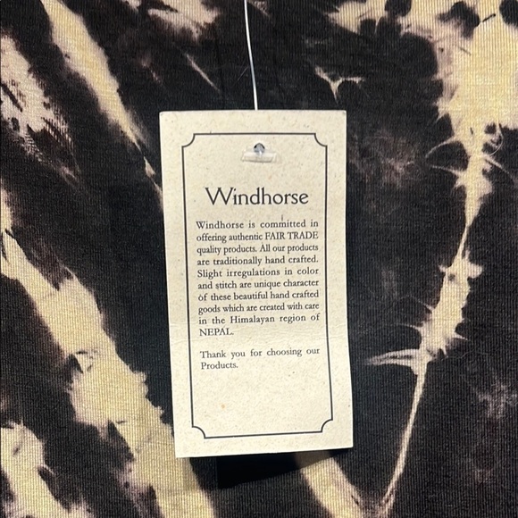 Cream and Black Tie-Dye Wide-Leg Jumpsuit - Picture 9 of 16